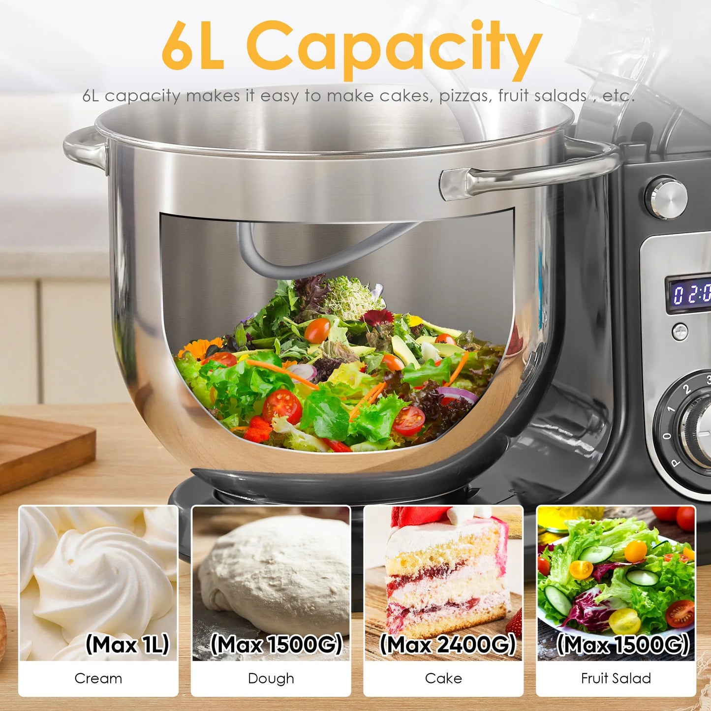kitchen Stand Mixer – Mix, Knead & Whip with Ease