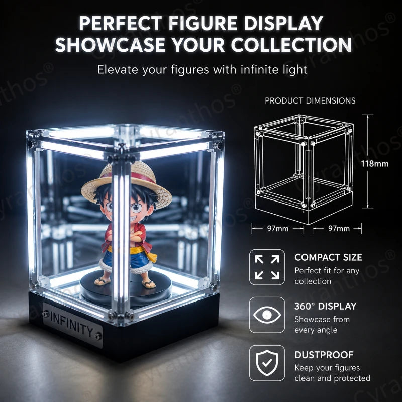 InfinityGlow 4D LED Cube Lamp