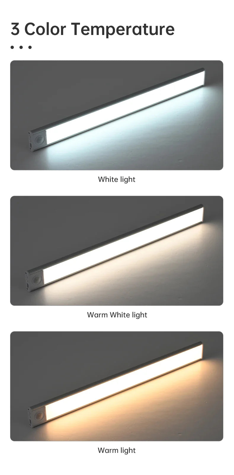 GlowSense Wireless Motion Sensor Cabinet Light