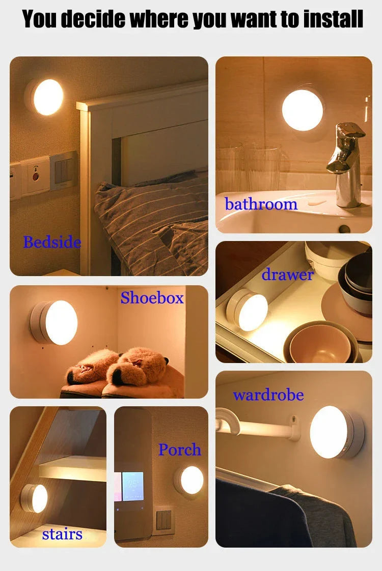 GlowSense™ Motion Sensor Night Light