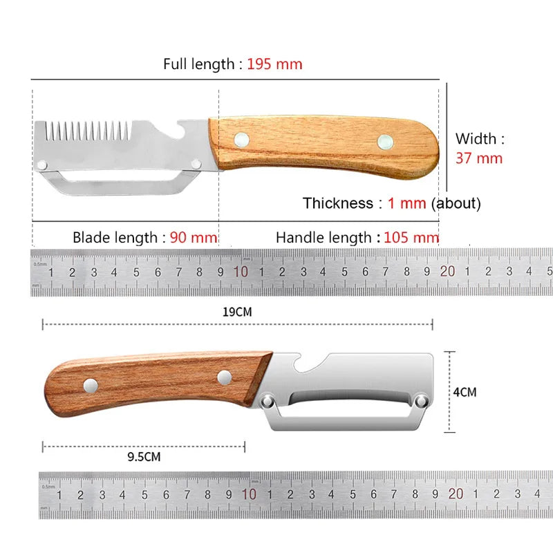 Premium Stainless Steel Vegetable & Fruit Peeler