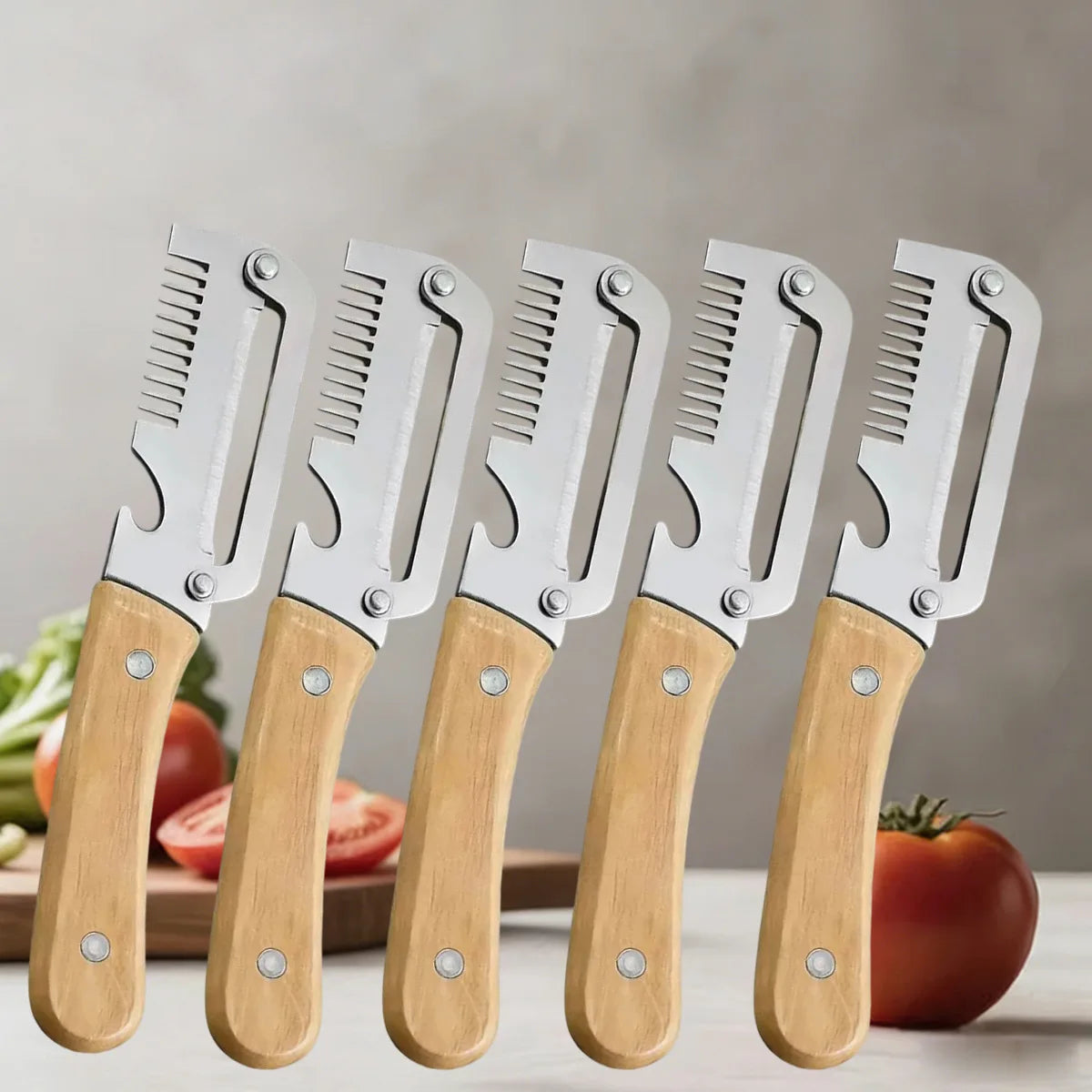 Premium Stainless Steel Vegetable & Fruit Peeler