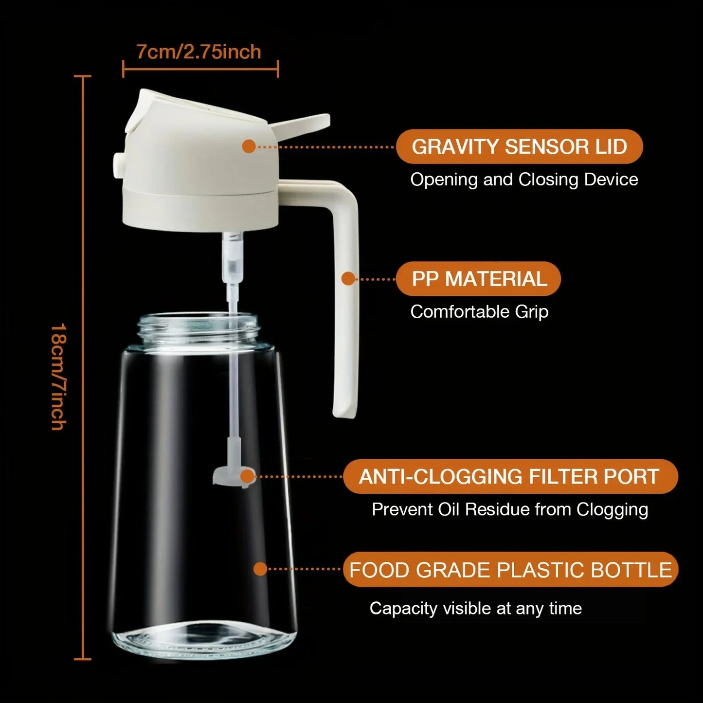 Kitchen Oil Spray Bottle
